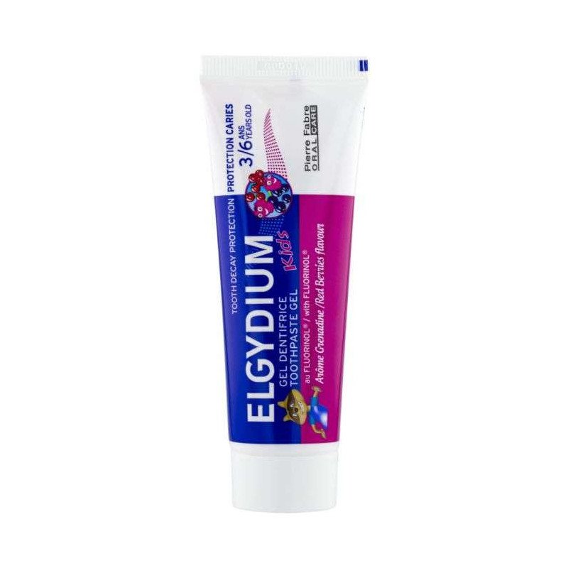 ELGYDIUM DENTIFRICE ENFANTS GRENADINE 3-6 ANS 50 ML ELGYDIUM DENTIFRICE ENFANTS GRENADINE 3-6 ANS 50 ML