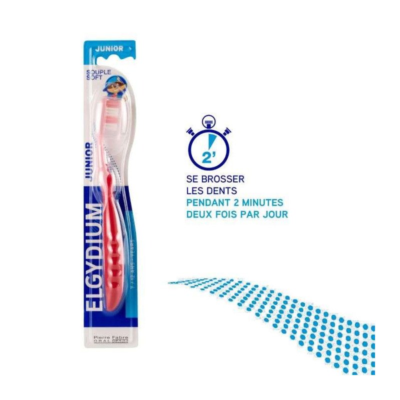 ELGYDIUM BROSSE A DENTS JUNIOR SOFT 7 A 12 ANS