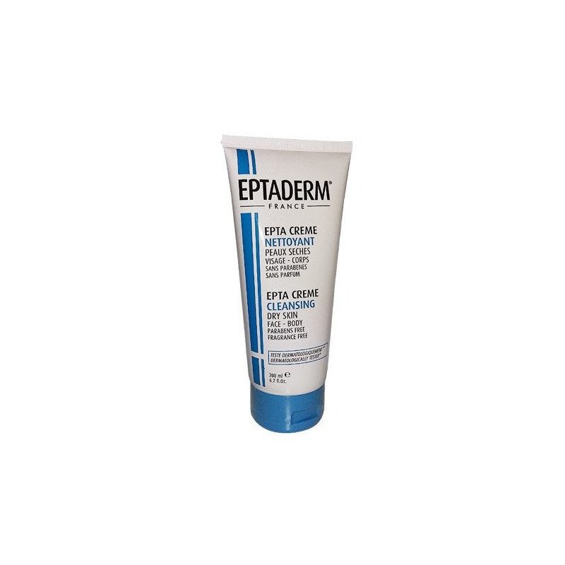 EPTADERM EPTA CREME NETTOYANTE PEAUX SECHES VISAGE CORPS 200 ML