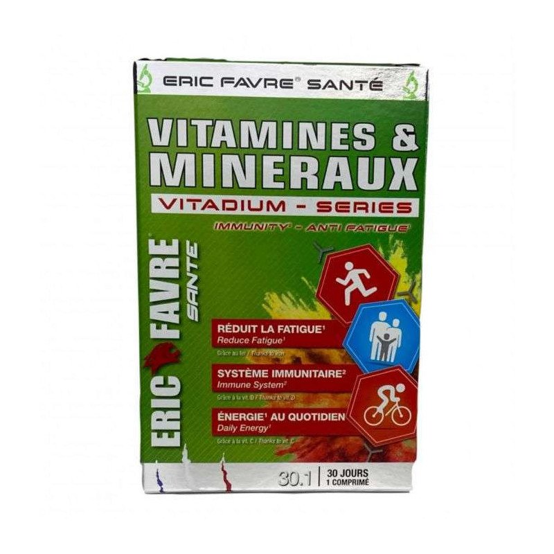 ERIC FAVRE VITAMINE ET MINERAUX 30 CAPSULES ERIC FAVRE VITAMINE ET MINERAUX 30 CAPSULES